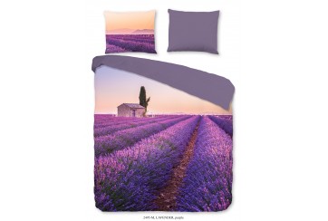 Parure de lit 140x200 / 220 cm microfiber no.2495purple