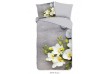 Parure de lit 140x200 / 220 cm microfiber no.30449 grey