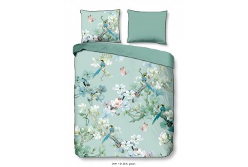 Parure de lit 200x200 / 220 cm Descanso Bio no.30111 green
