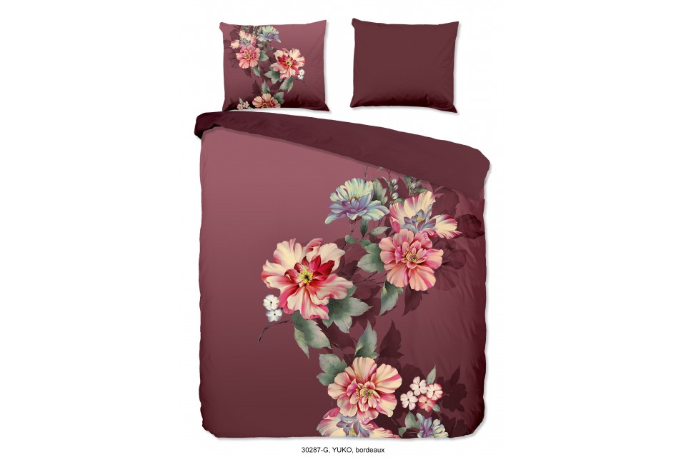 Parure de lit 200x200 / 220 cm Good Morning no.30287 bordeaux