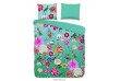 Parure de lit 200x200 / 220 cm Happiness no.20036 aqua