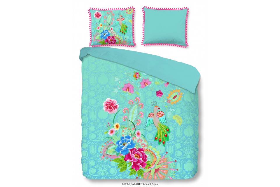 Parure de lit 200x200 / 220 cm Happiness Coton-percal no.8069