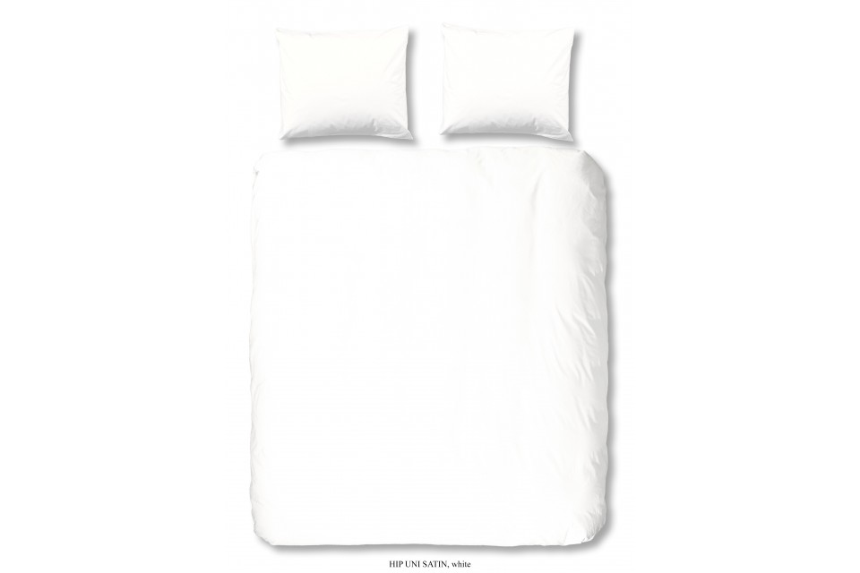 Parure de lit 200x200 / 220 cm HIP Coton-satin white