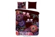 Parure de lit 200x200 / 220 cm Descanso Bio no.20034 bordeaux