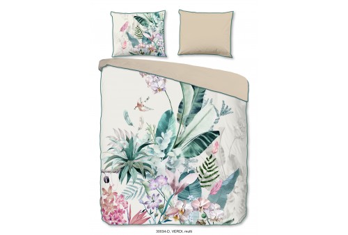 Parure de lit 200x200 / 220 cm Descanso Bio no.30034 multi