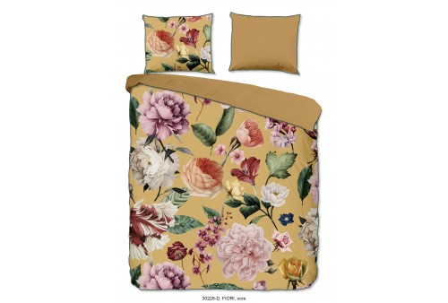 Parure de lit 200x200 / 220 cm Descanso Bio no.30228 ocre