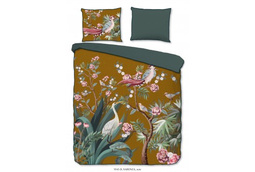 Parure de lit 200x200 / 220 cm Descanso Bio no.9343 ocre