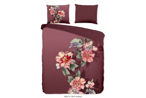 Parure de lit 200x200 / 220 cm Good Morning no.30287 bordeaux