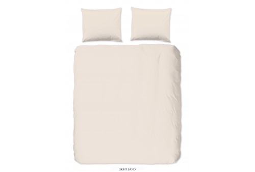 Parure de lit 200x200 / 220 cm HIP Coton-satin l.sand