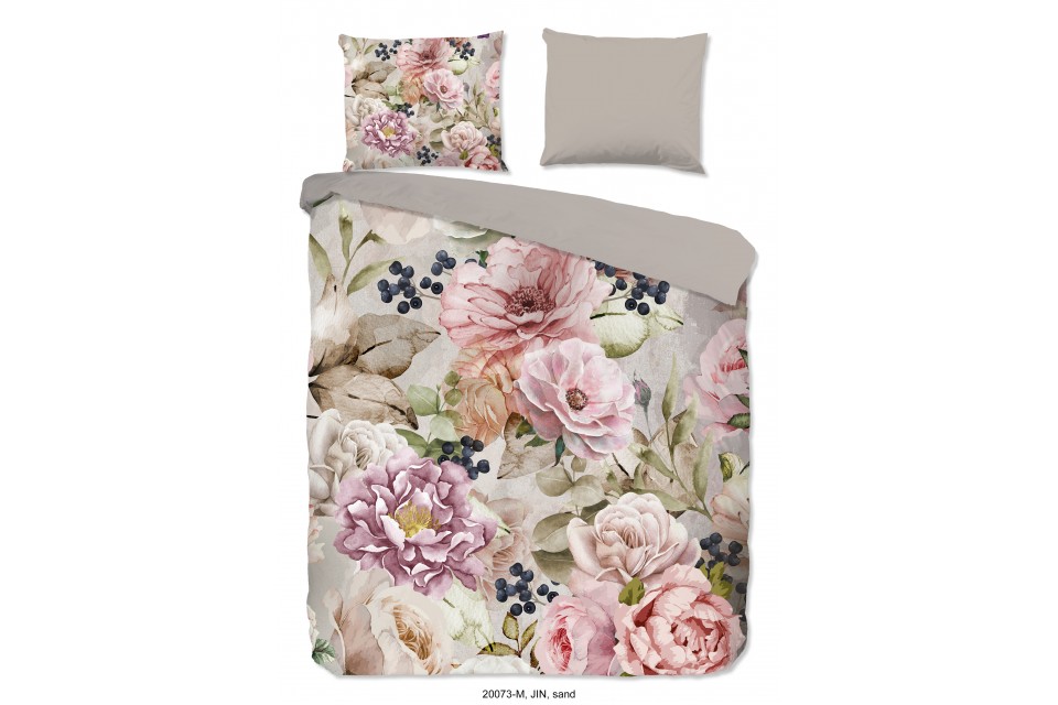 Parure de lit 200x200 / 220 cm microfiber no.20073 sand