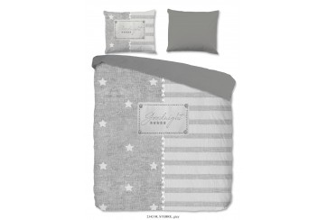 Parure de lit 200x200 / 220 cm microfiber no.2342 grey