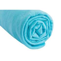 Drap housse 50x100 Anis Blanc Turquoise