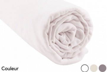 Drap housse 140x190 cm Coton Bio lit 2 personnes - Blanc - 100% Coton Bio  57 fils/cm2 - Bonnets aux 4 coins de 15 cm - Cdiscount Puériculture & Eveil  bébé