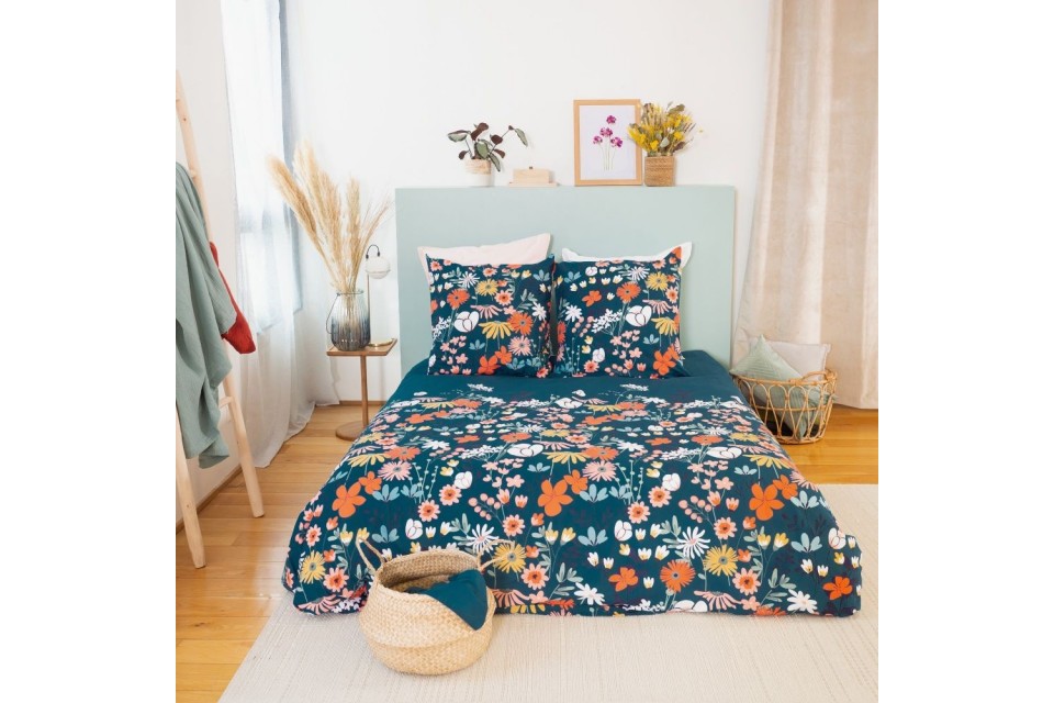 Parure de lit reversible Coton Erofle 240 x 260 cm