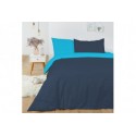 Parure de lit 240x260 Coton Marine_Turquoise