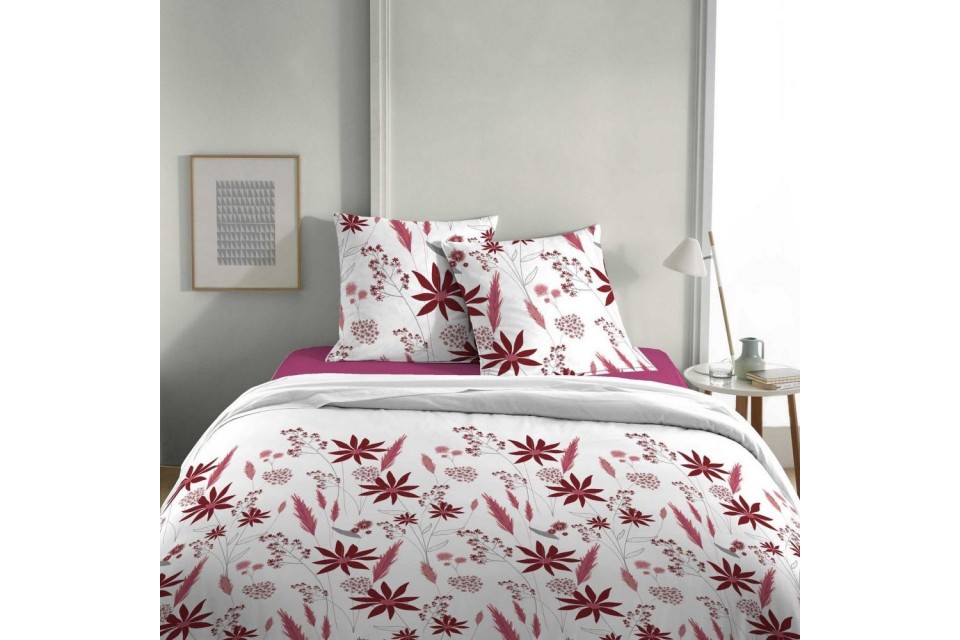 Parure de lit 240x260 Coton Oxo Cassis