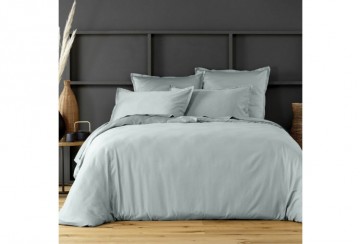 Housse de couette 240x260 Satin de Coton Celadon