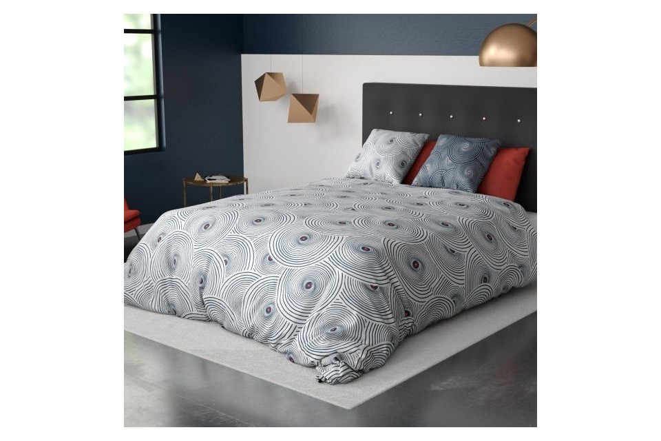 Parure de lit Coton Tempo 240 x 260 cm