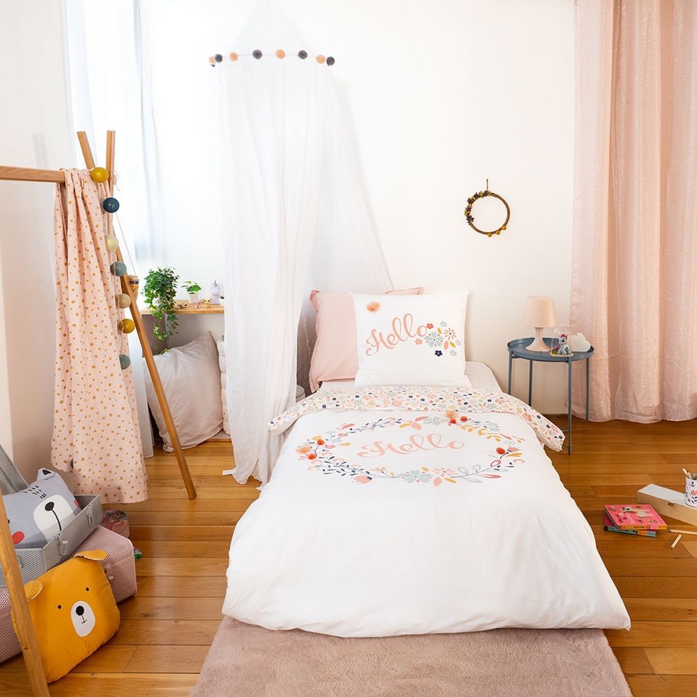 Parure De Lit Bébé Shark (Baby Shark) - Housse De Couette 140x200cm + Taie D'oreiller 70x90cm, Coton - 3