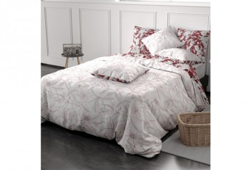 Parure de lit reversible coton Bonheur 2 240 x 260 cm