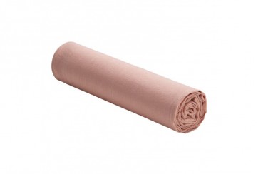 Drap housse Lin Lave : Couleur - Rose, Taille - 200 x 200 cm