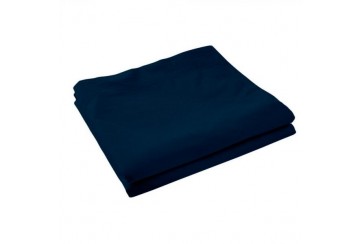 Drap plat 240x300 Satin de Coton Cobalt