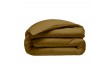 Housse de couette Percale de Coton Camel, Taille - 220 x 240 cm