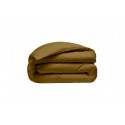 Housse de couette Percale de Coton Camel, Taille - 220 x 240 cm