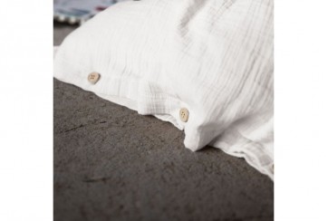 Housse de couette 200x200 Gaze de Coton Chantilly