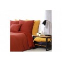 Housse de couette 220x240 + 2 taies d'oreiller Ocre