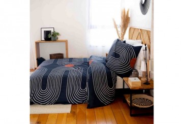 Housse de couette 220x240 + 2 taies d'oreiller Cuts