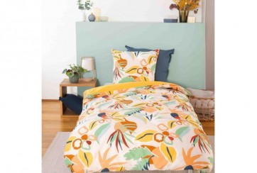 Housse de couette 220x240 + 2 taies d'oreiller Lucia