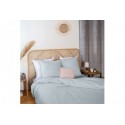 Housse de couette 220x240 + 2 taies d'oreiller 63x63 Gris