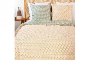 Housse de couette 220x240 + 2 taies d'oreiller 63x63 Bio Orient