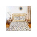 Housse de couette 220x240 + 2 taies d'oreiller 63x63 Bio Wayan