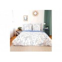 Housse de couette 220x240 + 2 taies d'oreiller 63x63 Fanille