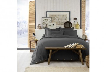 Housse de couette 220x240 Flanelle de Coton Orage