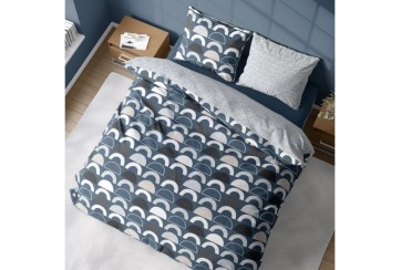 Housse de couette 240x260 + 2 taies d'oreiller Berlioz