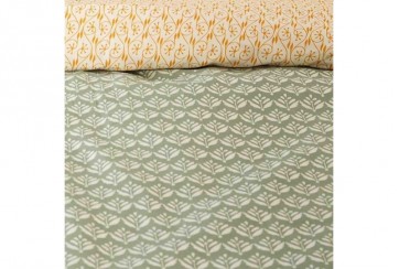 Housse de couette 240x260 + 2 taies d'oreiller 63x63 Bio Orient