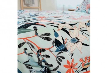 Housse de couette 240x260 + 2 taies d'oreiller 63x63 Bio Paya