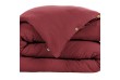 Housse de couette 140x200 Gaze de Coton Lie De Vin