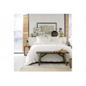 Housse de couette 240x260 Flanelle de Coton Neige
