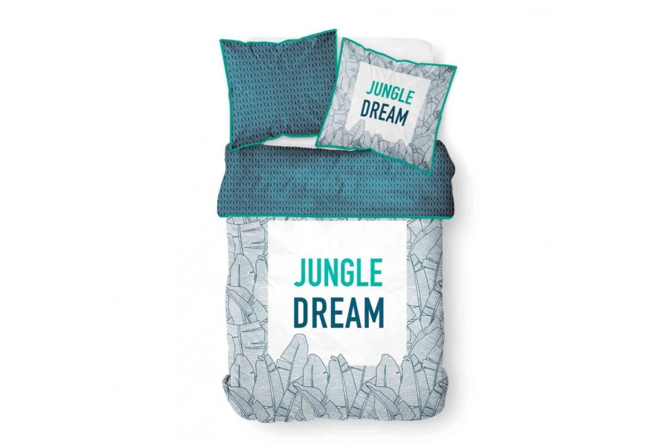 Parure de couette coton Jungle Dream : Taille - 240 x 260 cm