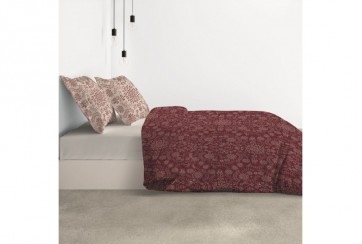 Parure de lit avec taie d oreiller 57 fils Vishka 200 x 200 cm