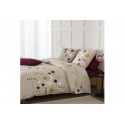 Parure de lit housse de couette Tigy Bordeaux 240 x 260 cm