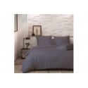 Parure de lit housse de couette Gris : Taille - 220 x 240 cm