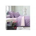 Housse de couette 220x240 + 2 taies d oreiller Lilas Violine