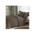 Housse de couette 220x240 + 2 taies d oreiller Taupe