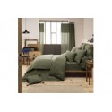 Housse de couette 240x260 Gaze de Coton Romarin