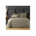 Housse de couette 240x260 Satin de Coton Sable